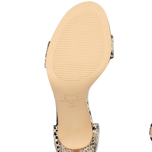 Marc Fisher Ltd Leather Open Toe Sandal - Picture 8 of 12